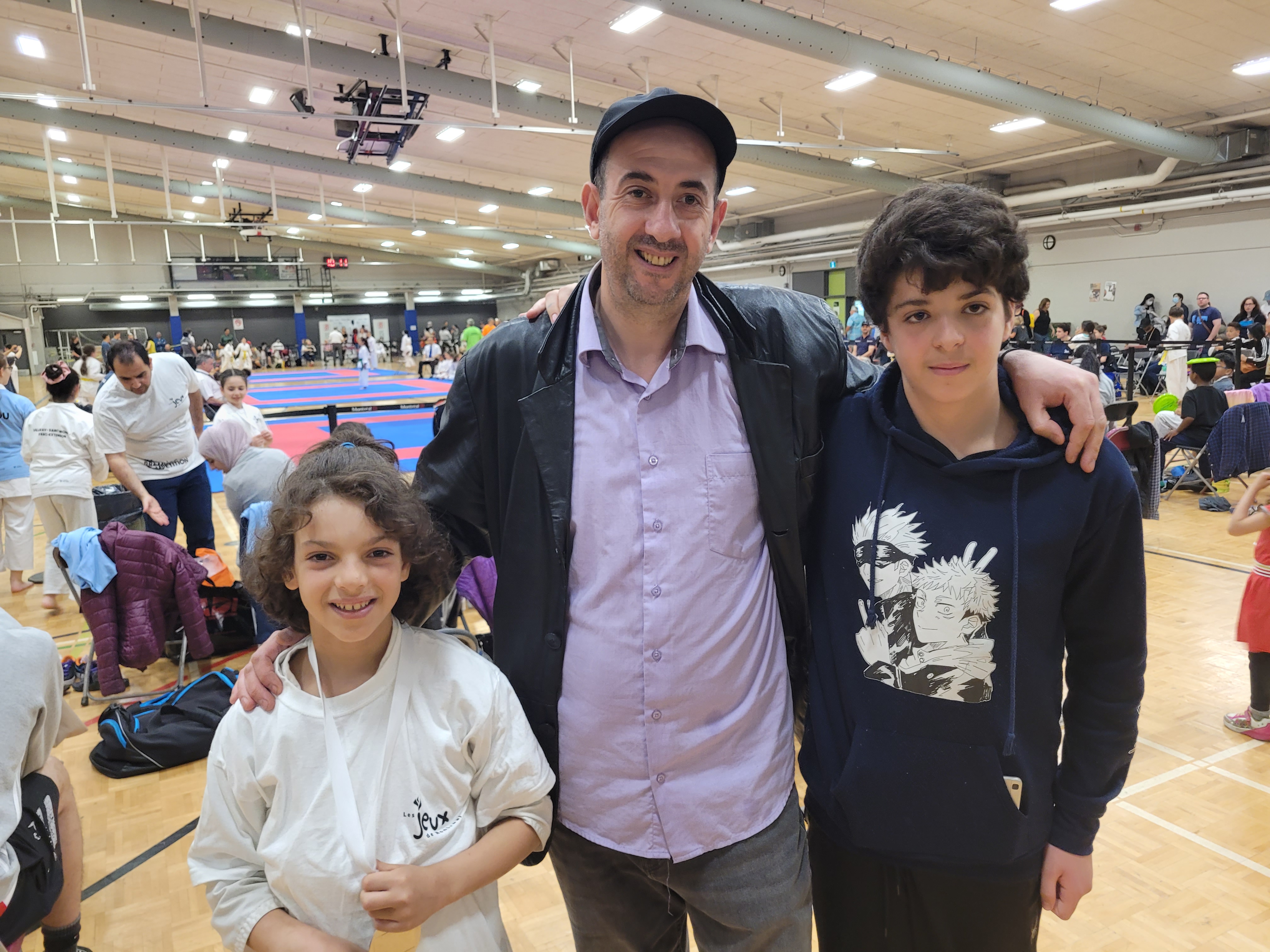 Rayan et Elias à la compétition